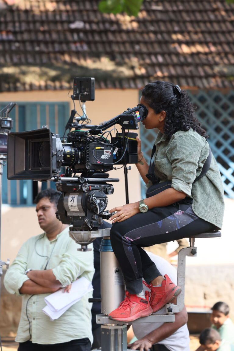 Yamini Yagnamurthy shooting Raghu Thatha on Cooke Panchro Classic lenses